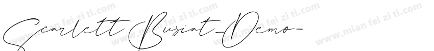 Scarlett Busiat_Demo字体转换